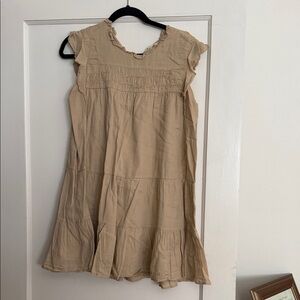 HYFVE Beige Ruffled Top